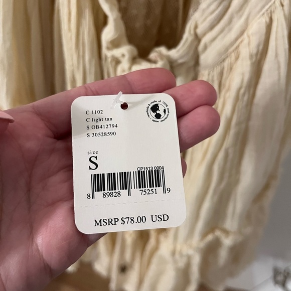 NWT FREE PEOPLE 100 DEGREE MINI DRESS - Picture 4 of 4